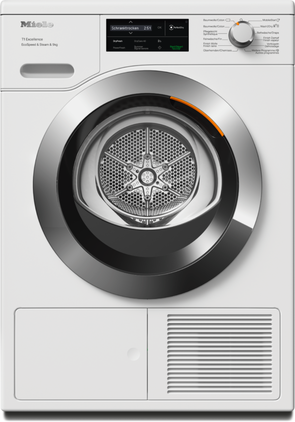 Sèche-linge Miele TEL 700-85 CH Blanc lotus