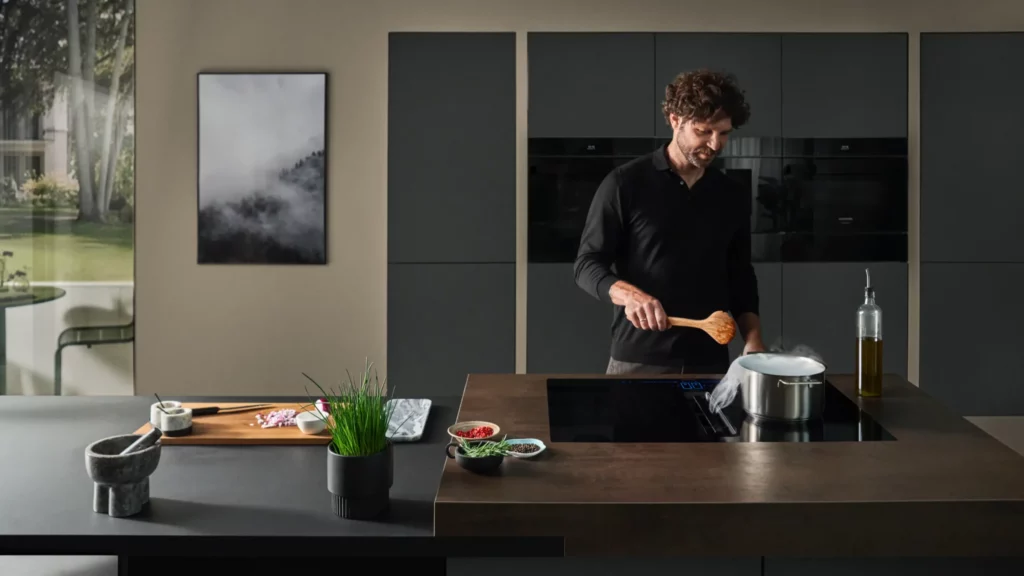 Table de cuisson AirPlus de Siemens  un design qui fascine