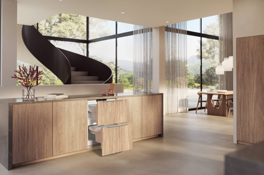 La flexibilité dans un espace réduit : Miele présente un réfrigérateur encastrable avec double tiroir