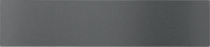 Dark gray textured background with subtle grain or speckling.