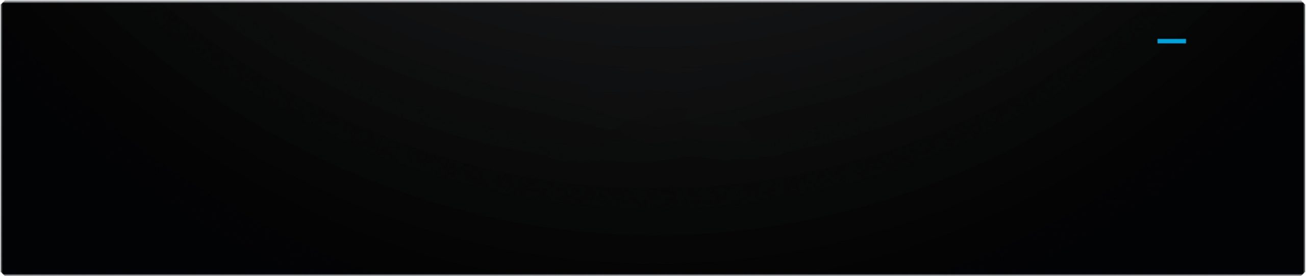Dark gradient banner with a small bright blue dash in the top-right corner.