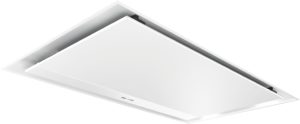 White rectangular recessed ceiling light panel (Siemens) viewed from a tilted angle, showing a slim frame and flush installation in the ceiling.] ,