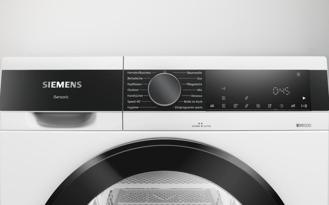 Siemens WQ33G291CH iQ500 : le sèche-linge à pompe à chaleur qui prend soin de vos textiles