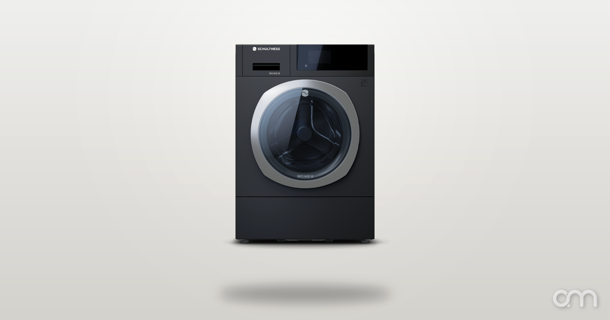 Lave-linge Schulthess Turbostar+ anthracite, fabrication suisse — guide buanderie Arts & Ménagers