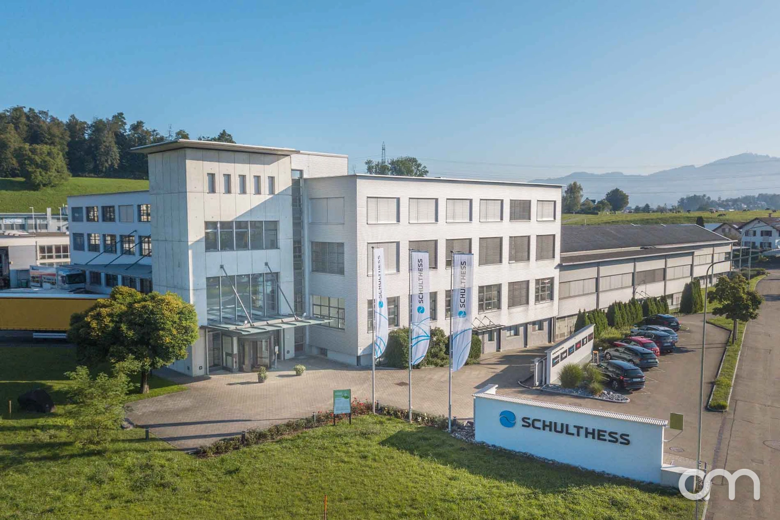 Site de développement et de production Schulthess à Wolfhausen dans l'Oberland zurichois, où sont assemblés les lave-linge suisses distribués par Arts & Ménagers à Neuchâtel