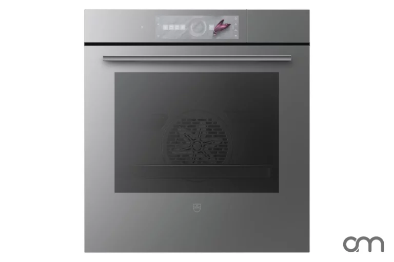 Four à vapeur combiné V-ZUG CombairSteamer V2000 60C, façade Miroir Platinum et écran tactile CircleSlider
