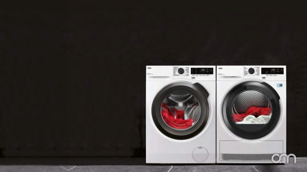 Colonne de lavage AEG PRINCESS : lave-linge et sèche-linge à CHF 1&rsquo;990.–